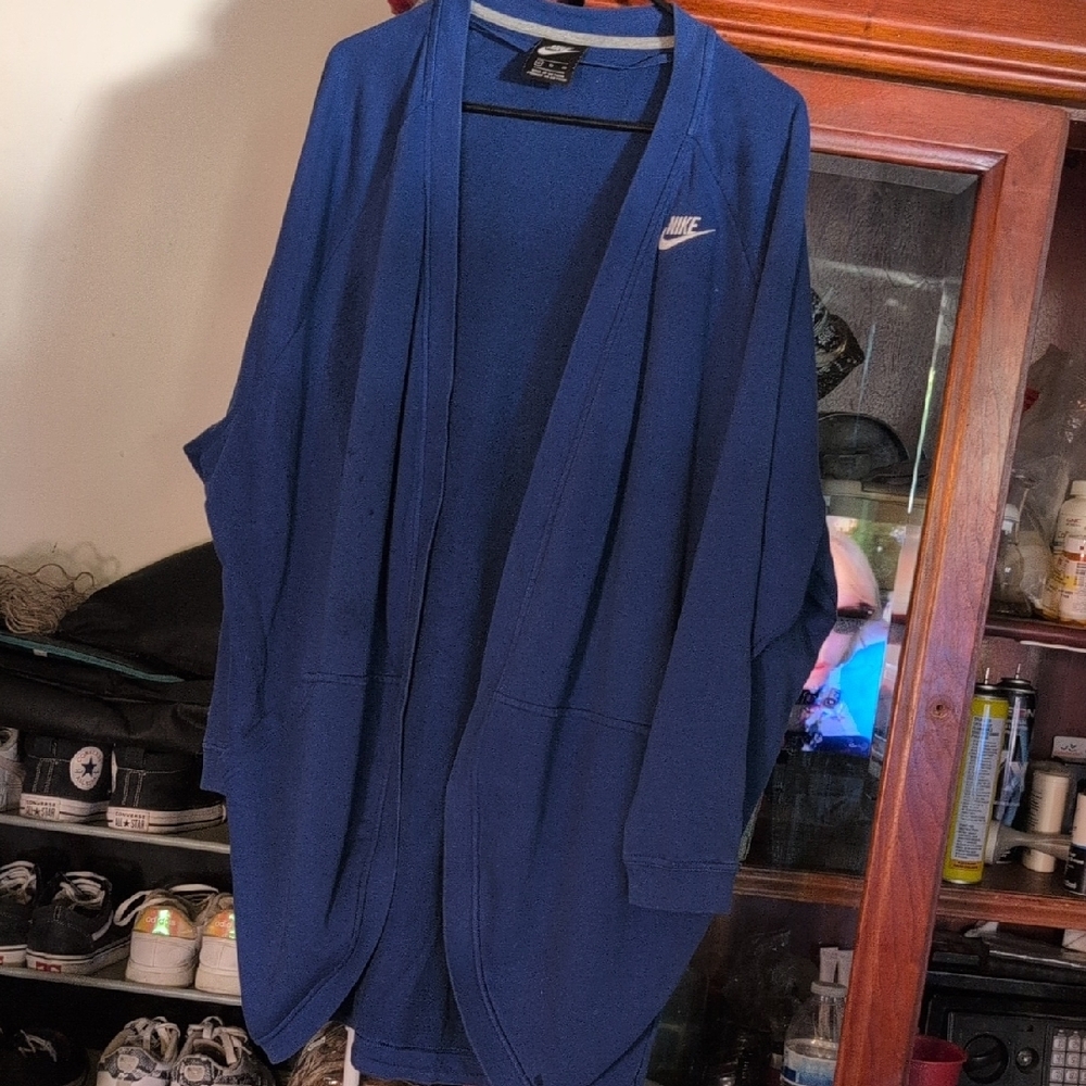Nike Deep Blue Open Front Cardigan